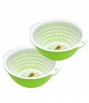 Kitchen Vegetable Washing Bowl and Strainer Buy 1 Get 1 Free