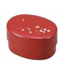 Microwavable Japanese Bento Box Lunch Red Butterfly
