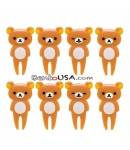 San-X Rilakkuma Bento Fun Lunch Accessories Food Pick 8 pcs