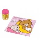 Portable Bento Oshibori Hand Towel Set with Rilakkuma