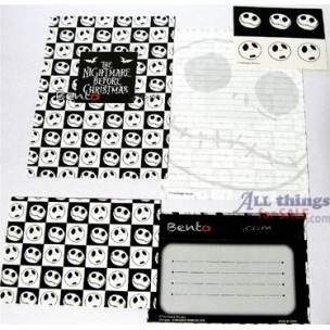 Nightmare before Christmas Letter Set Sticker total 21 pcs Nightmare before Christmas Letter Set Sticker total 21 pcs