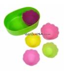 Japanese Bento Silicone Food Cup 5pc 2 Sizes