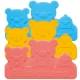Silicone Japanese Bento Baran Sheet Reusable Bear 2.25 inch