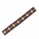 Japanese Bento Box Elastic Belt Bento Strap Brown Flower