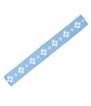 Japanese Bento Box Elastic Belt Bento Strap Light Blue Flower