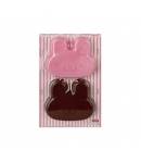 Microwavable Bento Silicone Food Cup Baking Pink Rabbit 2P
