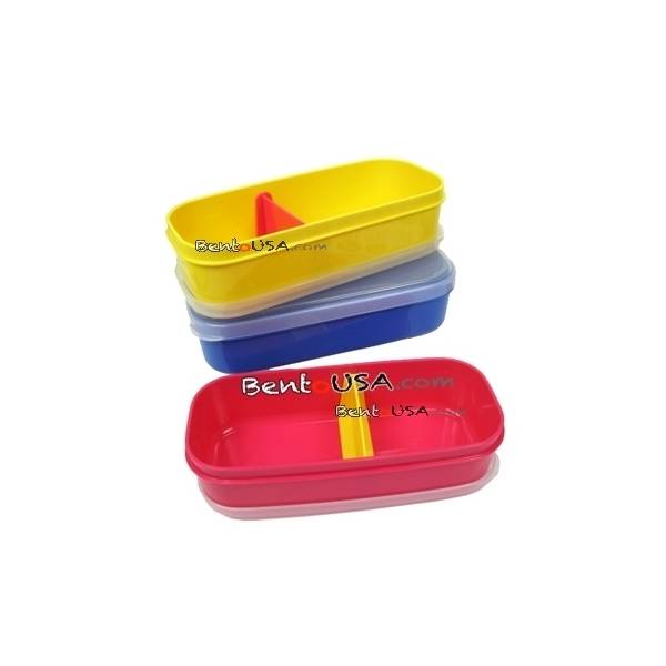 3 Bento Lunch Boxes with Removable Dividers