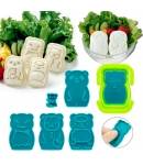 CuteZcute Mini Pocket Sandwich Maker and Egg Mold Kit - Animal Palz