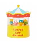 Japanese Bento Animal Cup Food Pick with Circus Tent Case