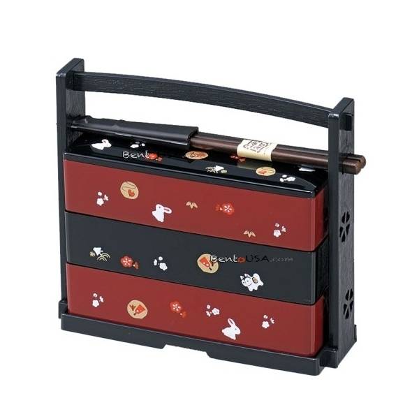Home > Bento Box - All > Japanese Bento Box Lunch 3 Tier Rabbit