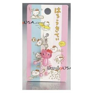Hello Kitty Cellphone / Bag Bead Kitty Pink