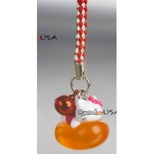Hello Kitty Bean Bell Cellphone / Bag Strap Orange Bean Hello Kitty Bean Bell Cellphone / Bag Strap Orange Bean