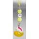 Hello Kitty Cellphone Holder Bag Strap Yellow Bed