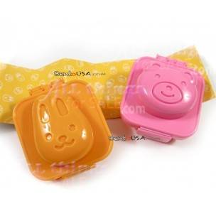 Japanese Bento Accessory Egg Mold Rabbit Bear for Bento Decoration