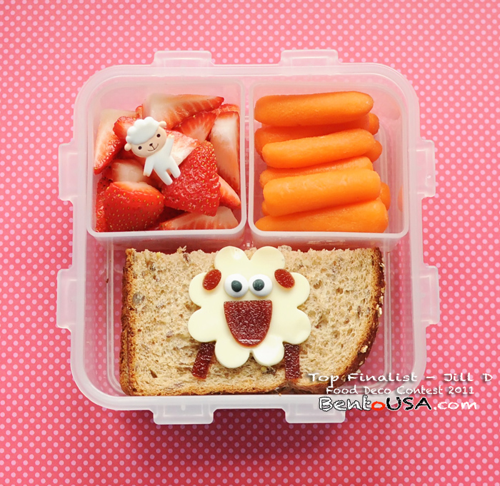 JillD-Baa Baa white sheep have you any wool bento