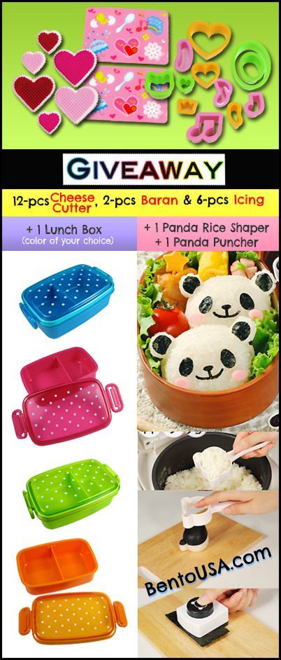 BentoUSA Panda Rice Mold Puncher Beginner Set Bento USA BentoUSA Panda Rice Mold Puncher Beginner Set Bento USA
