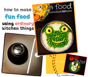 How to make frog bento lunch