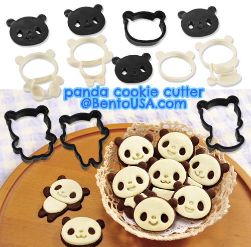 Panda cookie cutter