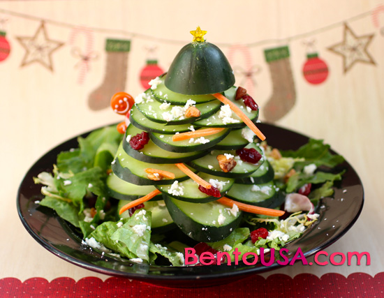 http://www.allthingsforsale.com/bento/wp-content/uploads/2012/11/bentousa-christmas-party-fun-food-cucumber-xmas-tree-3.jpg