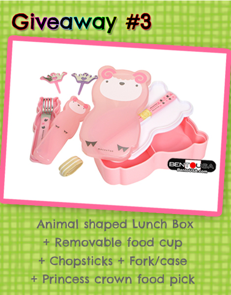 Bento Box GIVEAWAY - Easy entry