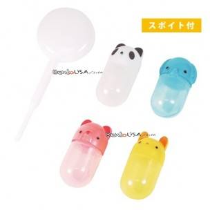 Japanese Bento Accessories Soy Sauce ANIMALS container with Dropper
