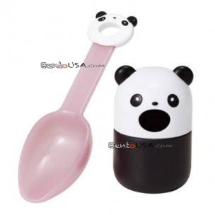 Japanese Bento Accessories Spice Container Furikake Panda with Spoon