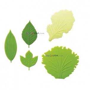 Japanese Microwavable Reusable Bento Baran Silicone Lettuce Leaf Sheet