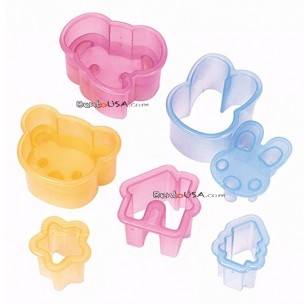 Japanese Bento Deco Cutter Cooking Mold 9 pcs Ham Cheese Cutter