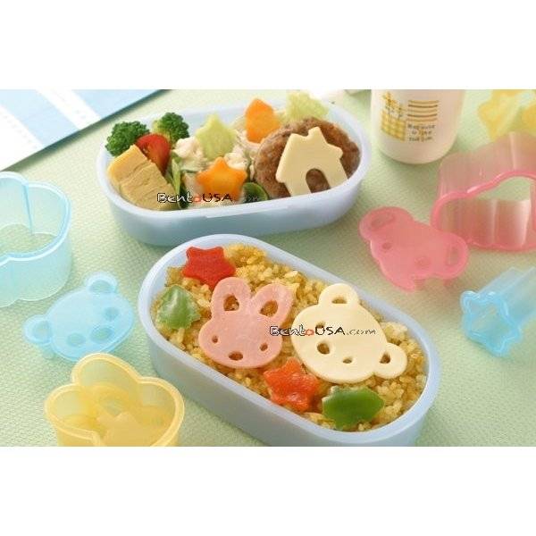 Japanese Bento Deco Cutter Cooking Mold 9 pcs Ham Cheese Cutter