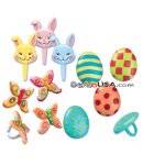 Food Decorating Pick Puffy Ring Bunny Egg Butterfly