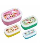 Microwavable Nested Container 4pcs Hello Kitty Oval