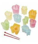 Japanese Bento Deco Ham Cheese Cutter Set 10 shapes